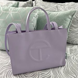 Telfar Lavender Medium Shopping Bag